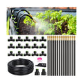 RAINPOINT 50FT Drip Irrigation System, Garden Watering Kit with 15pcs 360°Adjustable Copper Nozzles, Automatic