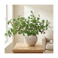 Waipfaru 5PCS Greenery Stems for Vases, 32.7 inch Artificial Eucalyptus Green Fake Leaves Branches, Faux Olive Silk Plants for Centerpieces Vase Filler Home Kitchen Decor