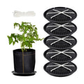 5-Pack 12" Plastic Plant Saucer, Self Watering Pots for Indoor Plants, Bottom Plant Water Catcher Tray, Indoor/Outdoor