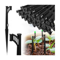 50 Pcs 12.8" Irrigation Drip Support Stakes 1/4 Inch Drip Irrigation Stakes for 1/4 Inch Drip Irrigation Tubing Hose