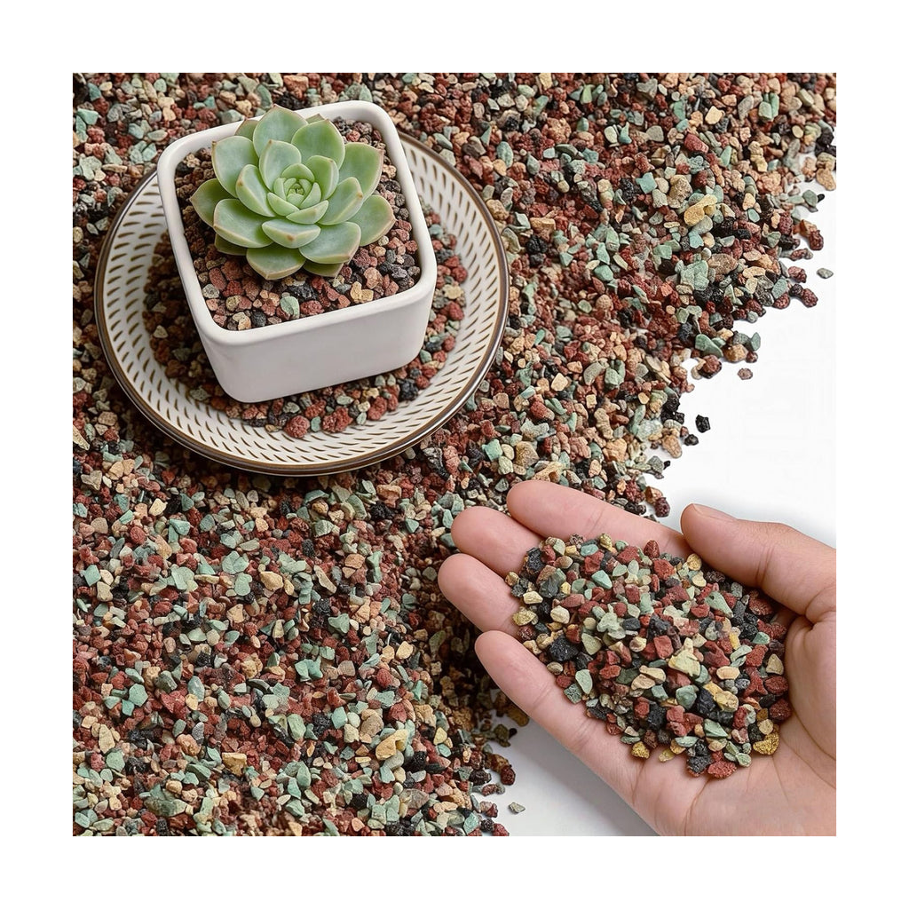18lb Mix Lava Rocks for Plants 1/4" Horticultural Pumice for Plants, Succulent Cactus Soil Potting Mix - Horticultural