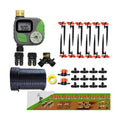 Drip Irrigation Kit Automatic Watering System with Water Timer 64FT 1/4 Tubing and 12 Rain Spray Watering Nozzles in 4