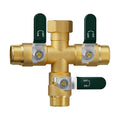 EBH Garden Hose Splitter 3 Way, Heavy Duty Solid Brass Hose Splitter with Shutoff Valves, Water Spigot Splitter With