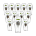 12 Pack 5in1 Seed Starter Cup Kit With Dome,Propagation Cups Self Watering | Tabletop Mini Greenhouse Hydroponics