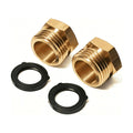 Brass Garden Hose End Plug(2 Pack)
