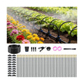 Drip Irrigation System for Garden, Automatic Watering System with Adjustable 360° Copper Spray Nozzles, DIY Drip