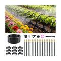 Drip Irrigation System for Garden, Automatic Watering System with Adjustable 360° Copper Spray Nozzles, DIY Drip