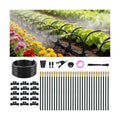 Drip Irrigation System for Garden, Automatic Watering System with Adjustable 360° Copper Spray Nozzles, DIY Drip