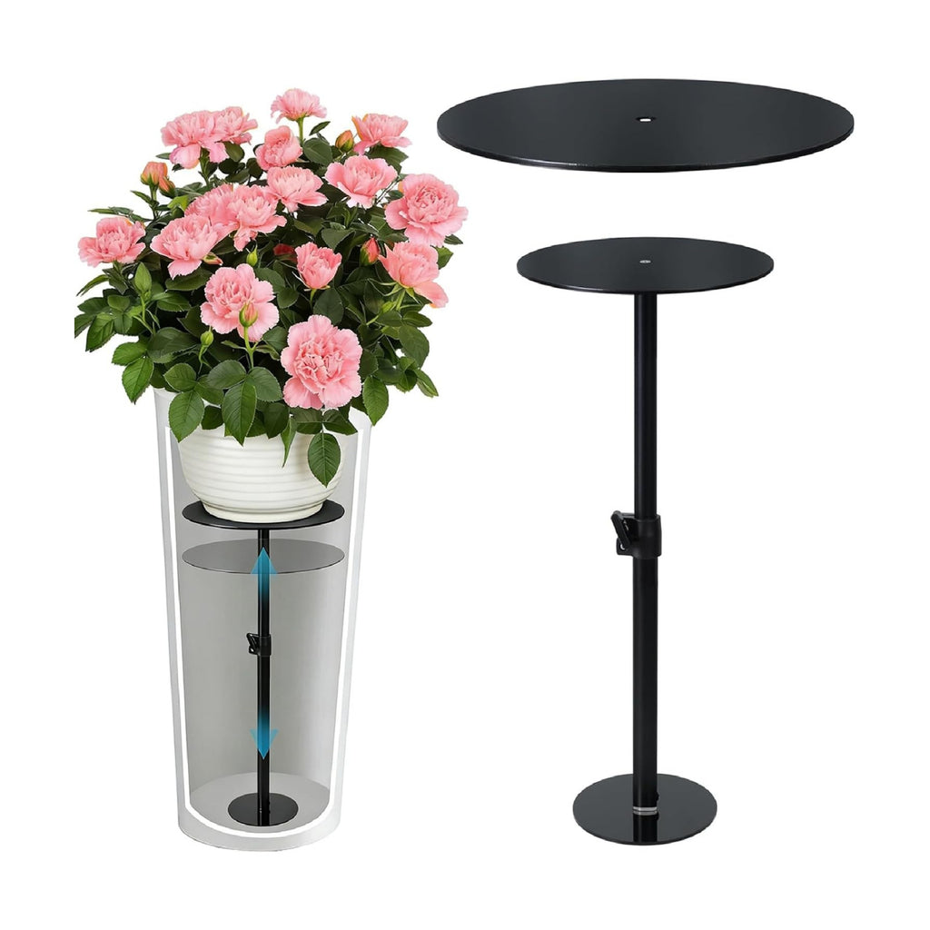 Funvalley Surperfect Adjustable Plant Riser for Inside Pots - 9.5-20.5" Lift Kit Planter Insert, Plant Lift Inserts Pot Risers for Indoor Outdoor Tall Taper Planter Container