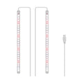 LED Grow Light Strip for Indoor Plants, Full Spectrum Sunlike Plant Lights Growing Lamps for Hydroponics Succulent Veg and Flowers (Not Includes Adapter) - 2 Packs