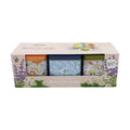 Buzzy Seeds Herbal Tea Garden Grow Kit 3-Pack - Metal Windowsill Planter - Complete Indoor/Outdoor Gardening Kit with