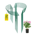24 Inch Peony Cages and Supports for Large Hydrangea Bushes, Outdoor Plants, Heavy Duty Tall Plant Support Stakes, 12