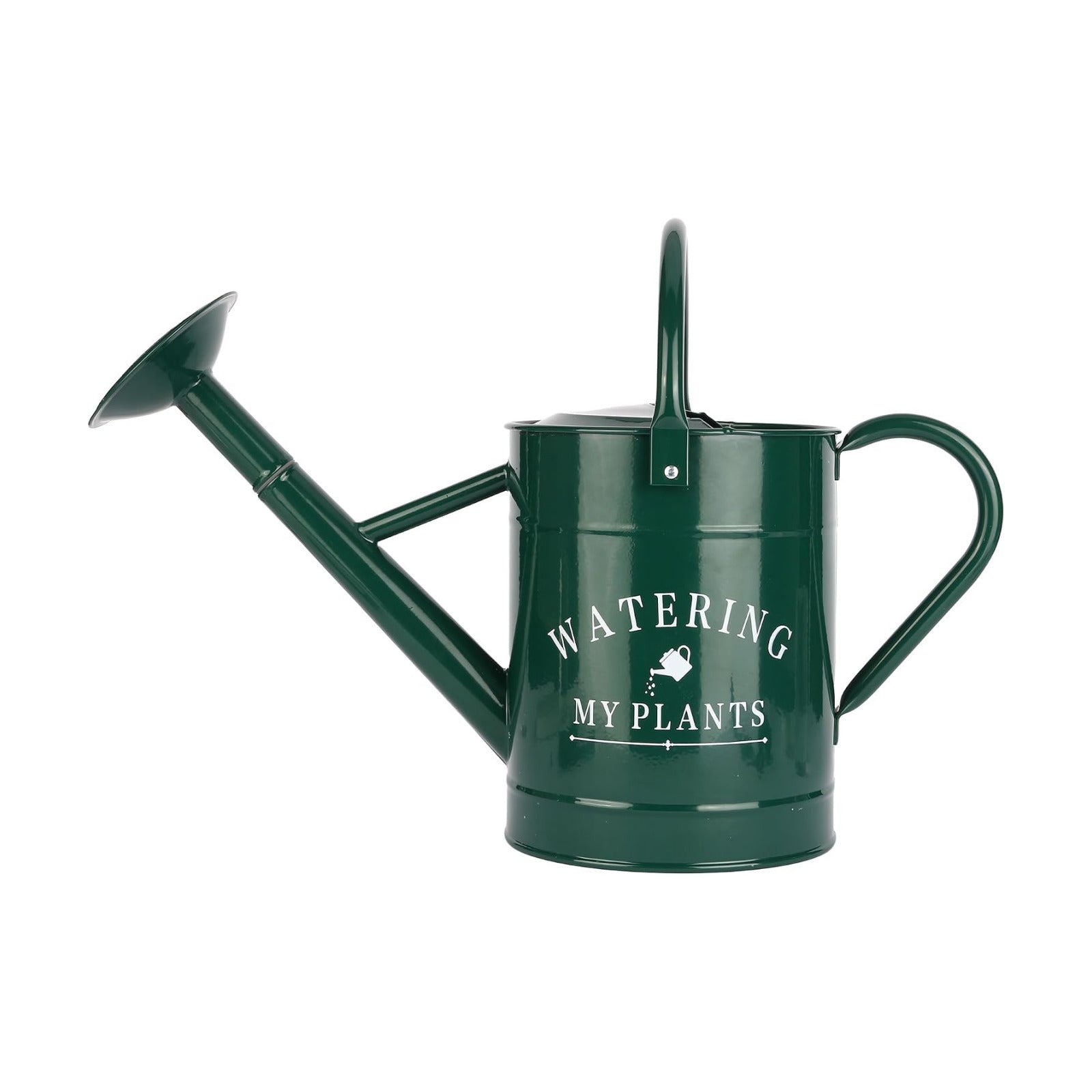 Garutom Galvanized Watering Can for Outdoor Indoor Plants, 1 Gallon Decorative Countryside Water Can with Removable