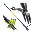 Weed Puller Tool Stand Up Heavy Duty, 45" Weed Remover Tool with Long Handle and 4-Claw Steel Head, Manual Weeding Tool