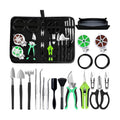 Bonsai Tools Set, 20-Piece Bonsai Tools Set with Waterproof Repotting Mat, Pruning Shears, Scissors & Training Wire