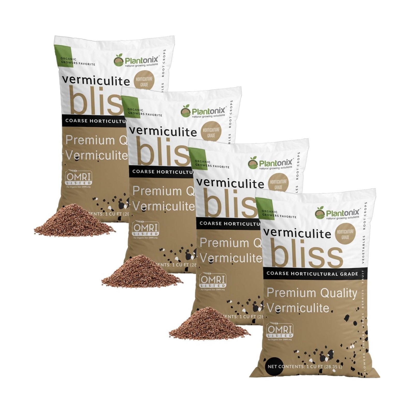 Vermiculite Bliss (4 Cubic Ft) - Organic Vermiculite for Gardening - Natural Soil Amendment - Bulk Vermiculite for