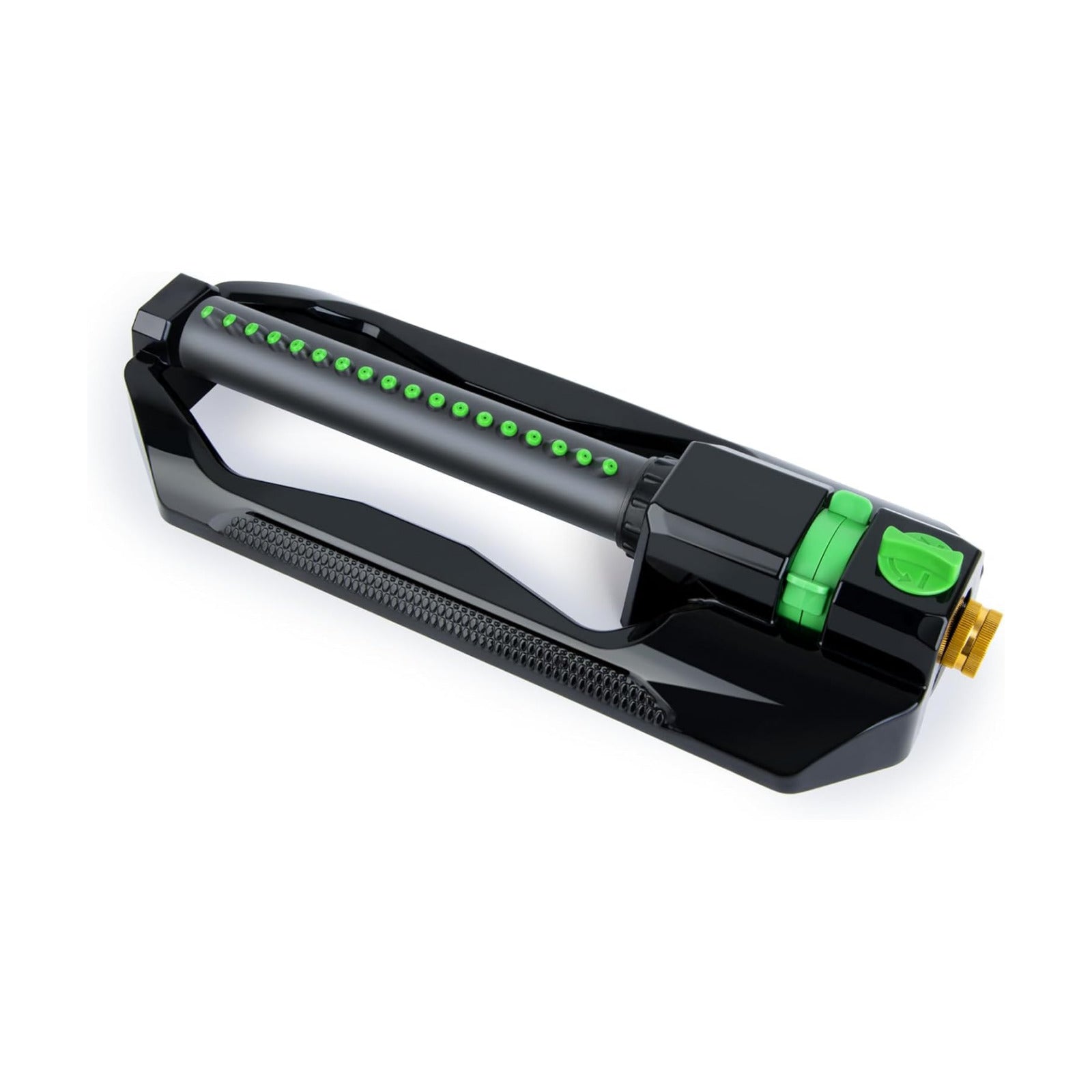 RESTMO Oscillating Sprinkler with Metal Base, Lawn Sprinklers for Yard | 18 Precision Nozzles, Adjustable Flow Control