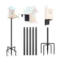 Bird House Pole, Bird Feeder Pole Mount Kit with 5 Prongs for Outdoors Bird House & Smart Bird Feeder(Without Bird House) (1, 92 Inch)