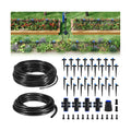 HIRALIY 200FT Drip Irrigation Kit for Garden Watering | Quick-connect system with 33FT main hose, 167FT tubing and