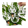 4 Pack 17.5 oz Plant Watering Globes with Covers Self Watering Planter Insert Top Fill Plastic Water Bulbs for Indoor