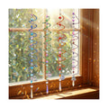 Suncalla 4 Pcs Crystal Sun Catcher Window Prism Sun Shine Catcher Rainbow | Crystal Sun Catcher with Spiral Ball and