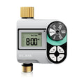 QUOBAS Brass Sprinkler Timer, Programmable Water Hose Timer for Garden Hose | Faucet Timer with Waterproof HD Screen