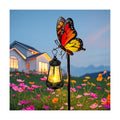 EDOF Solar Lights Outdoor 32.28in Garden Butterfly Stakes with Solar Lights | Butterfly Garden Decor,Birthday Gifts for