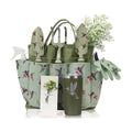 Garden Tool Set with Hummingbird Print, Heavy Duty Gardening Hand Tools with Garden Tool Bag,Gardening Gifts for