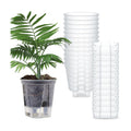 Wonderjune Self Watering Planter, 4.72'', Clear, 12 Pcs
