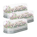 Woanger 3 Pack 8 x 4 x 2 ft Heightening Garden Netting for Raised Beds Plant Covers for Garden Protection Fine Mesh