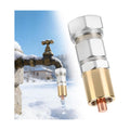 Outdoor Faucet & Spigot Freeze Protection – Heavy Duty Brass Freeze Proof Valve, Activates at Water Temperature Below 37°F/3°C, Durable Winter Cover Alternative – Quick Install, Saves Water – 1 Pack