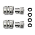 Stainless Steel Garden Hose Quick Connect Fittings Set 3/4 inch GHT Stainless Steel 304 Garden Hose Quick Connector