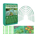 Garden Mesh Netting Kit for Raised Beds, 10x33FT Ultra Fine Mesh Netting& 6 Sets 8FT Fiberglass Garden Hoops, Insect