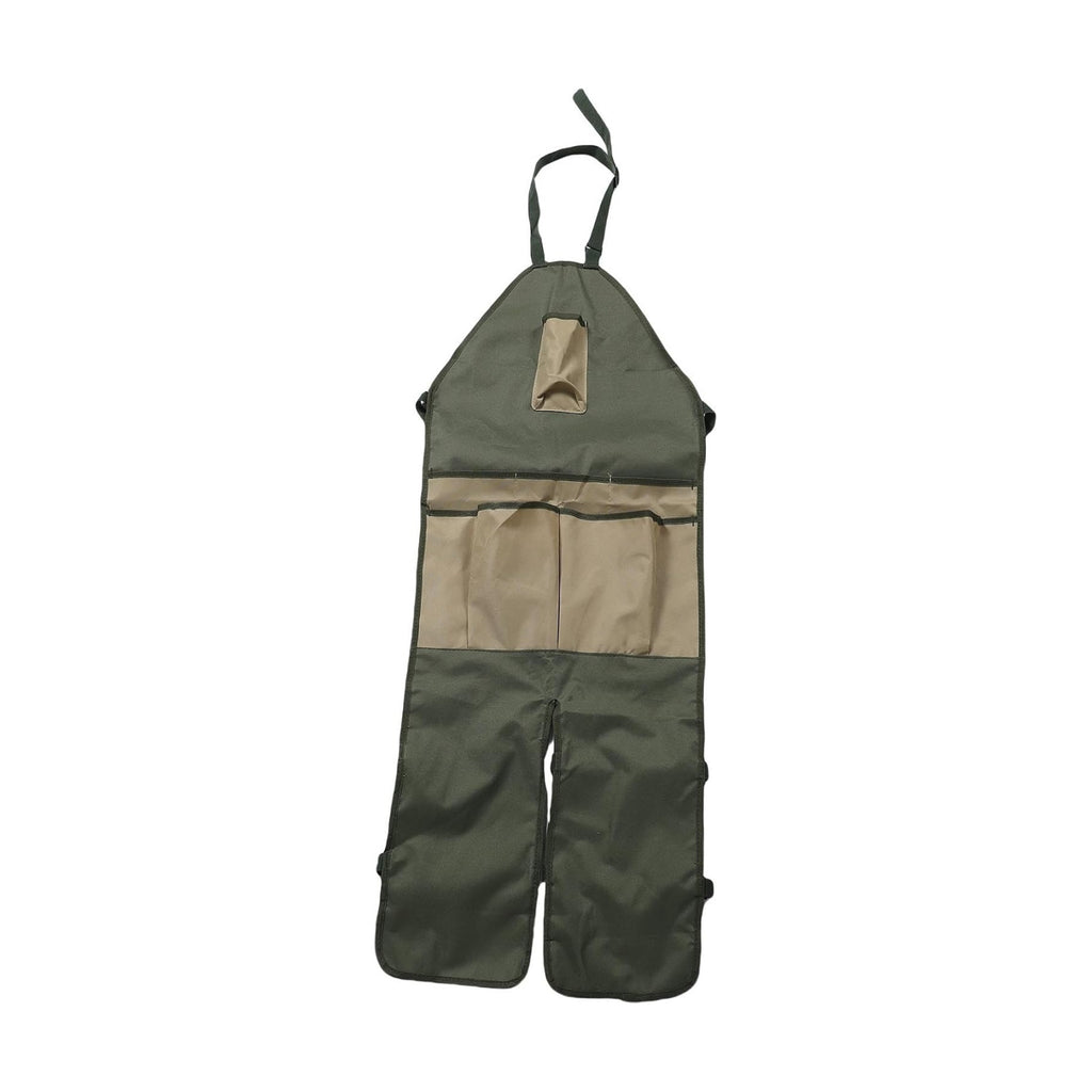 Apron for Long Gardening, Gardening Apron with Adjustable Leg Protector, Six Pockets 600D Oxford Cloth Water Proof for