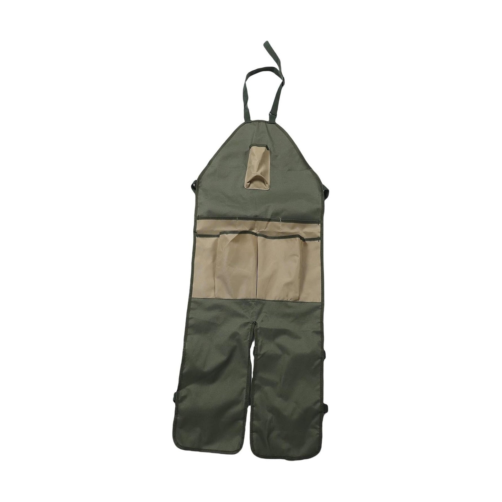 Apron for Long Gardening, Gardening Apron with Adjustable Leg Protector, Six Pockets 600D Oxford Cloth Water Proof for