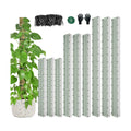 60"/40"/24" Metal Moss Pole, D Shape Sphagnum Moss Pole, Moss Poles for Climbing Plants, Monstera, Indoor Climbing Plants (3 Each of 60" 40" 24")