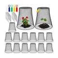 SOUJOY 15 Pcs 12 Inch Large Chicken Wire Cloche Plant Protector Cover, Heavy Duty Metal Garden Plant Protector from