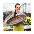 Plant Caddy With Wheels 20" Metal Extra Large Plant Saucer, 550 Lb Capacity | Rolling Plant Stand, 360° Locking