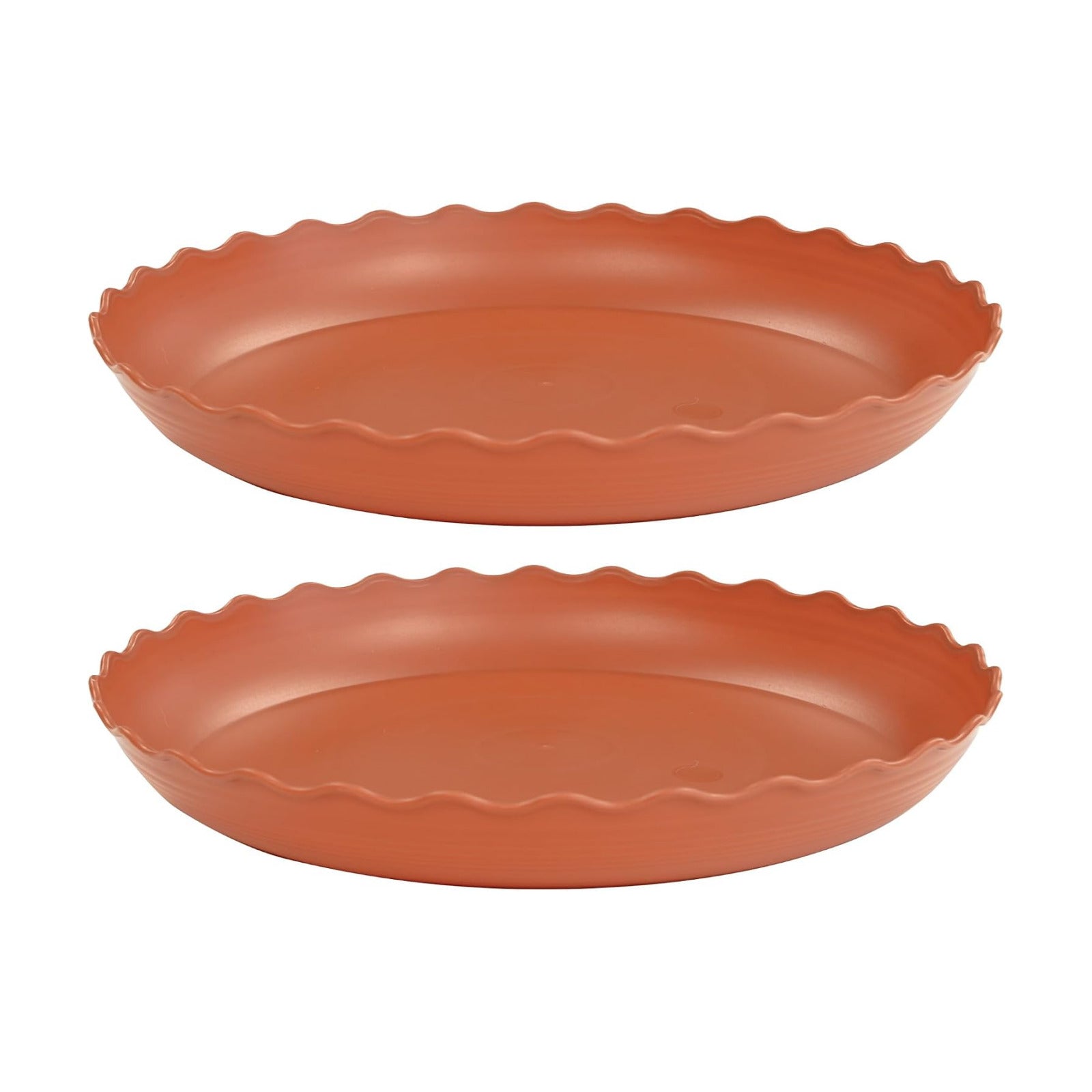 2 Pack of 22 inch Plant Saucer Plant Tray, Plastic Plant Saucer, Heavy Duty Plant Tray for Pots, Plant Saucers for