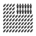 400 Pieces Drip Irrigation 1/4" Barbed Tubing End Plugs,Barbed Connectors End Cap for Drip or Sprinkler Systems