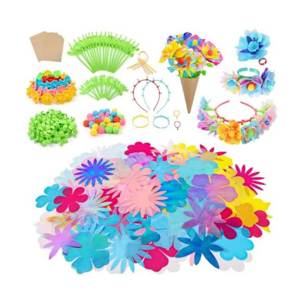 IQBOX Flower Making Refill Kit Crafts for Kids Ages 4–8