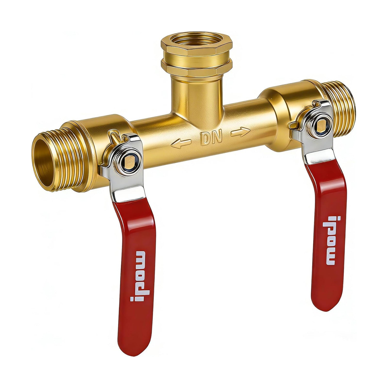 Garden Hose Splitter 2026 Upgrade Full Flow Garden Hose Splitter Heavy Duty Outdoor Faucet Splitter Brass Rust and