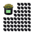 300 Pack 5 Gallon Grow Bags Garden Plant Grow Bag Aeration Fabric Pots with Handles Nonwoven Cloth Pots Planting Bags