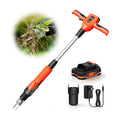 Weed Puller Tool, 21V Powerful Garden Tools Electric Weeder Tool, Orange | Weed Remover Tool with 2.0Ah Battery and