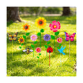 13 Pack Garden Decor for Outside, Metal Flowers Insects Bird Decorative Garden Stakes for Spring Decor, Gardening Gifts