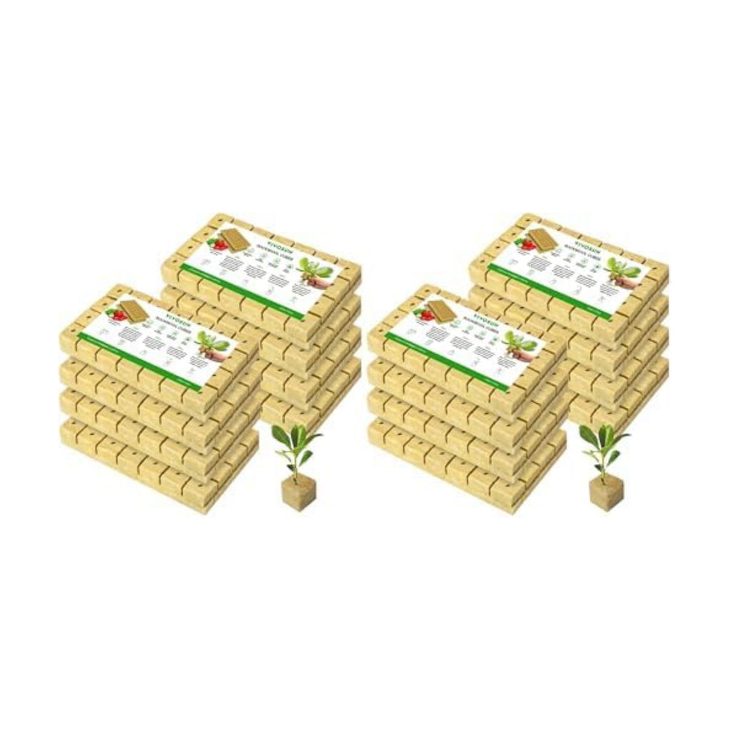 VIVOSUN 1.6 Inch Rockwool Cubes, Grow Cubes for Hydroponics, Cuttings, Cloning, Plant Propagation, Seed Startling, 8