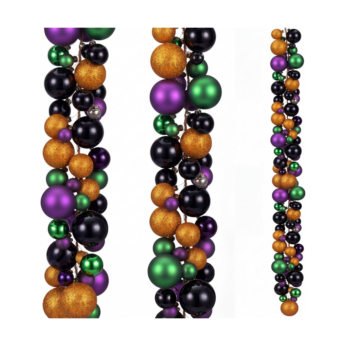 2 Pcs 6 ft Halloween Ball Ornament Garland
