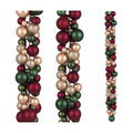 2 Pcs 6 ft Christmas Ball Ornament Garland, Retro
