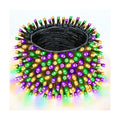 200 LED Extendable Green Yellow Purple Mardi Gras Lights Outdoor Indoor