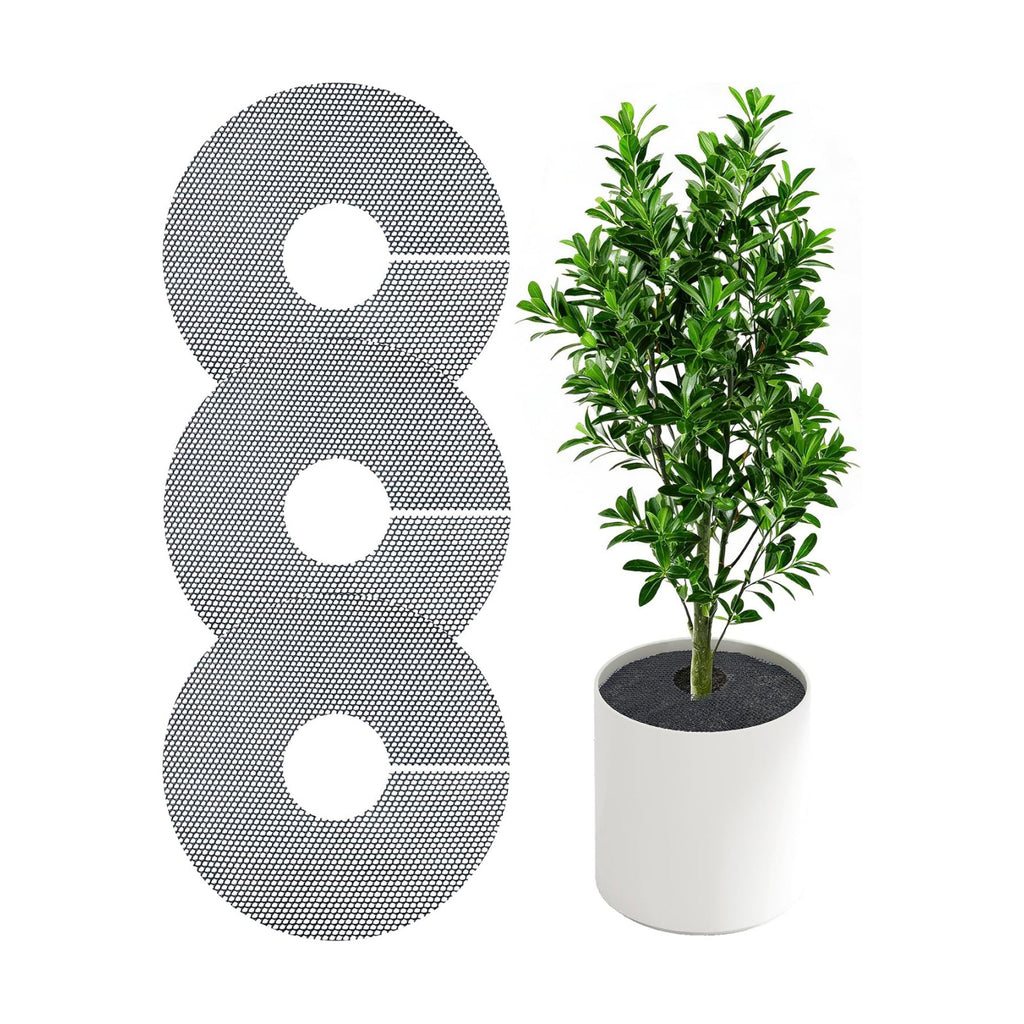 3 Pack Plant Pot Grids - 20.5 Inch Cuttable Soil Cover Protector from Cats, Animals Digging Stopper, Indoor Plant Pot Soil Guard for Outdoor Garden Balcony